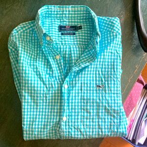 Vineyard Vines long sleeve checked button down